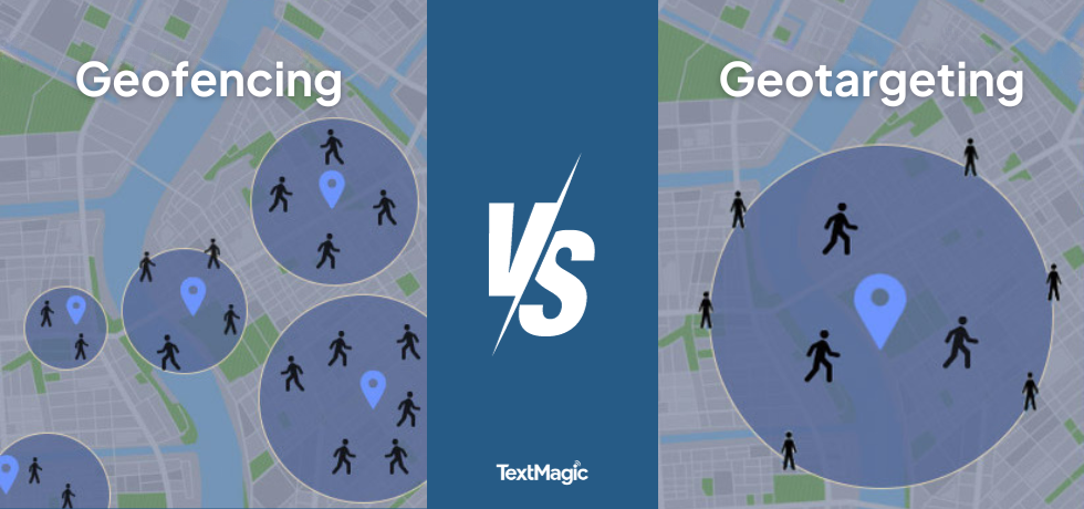 Geofencing vs geotargeting image