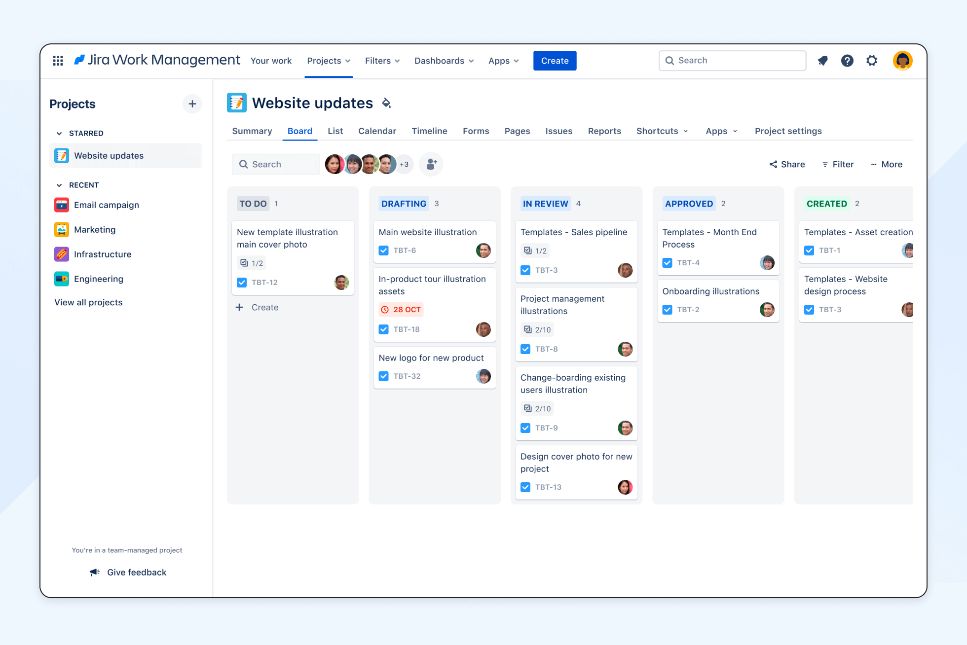 Screenshot from Jira